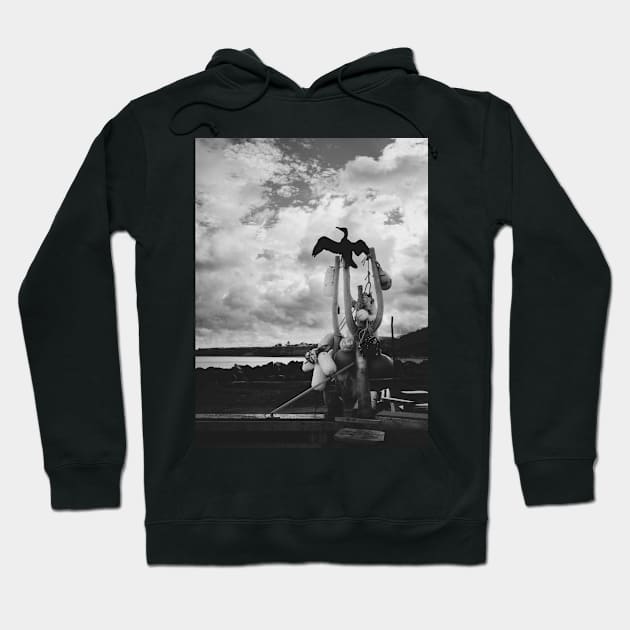 Grande Anse Fishing Totem, New-Brunswick Canada V4 Hoodie by Family journey with God